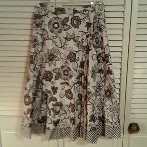 Print Boho Full Skirt